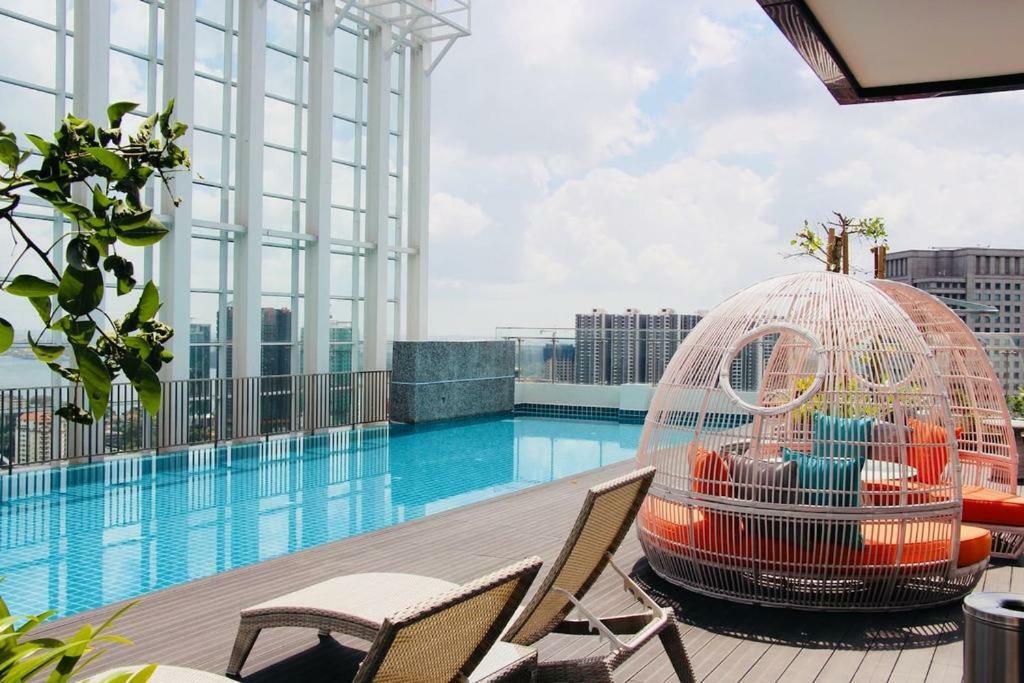 ג'והור בהרו Suasana Jb At Jb Center Luxury Modern & Rustic 1Br Apt For Bussiness,Vacation Trips מראה חיצוני תמונה
